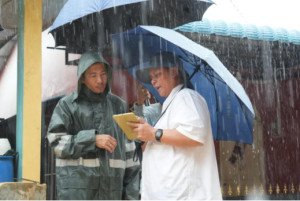 Anggota/Deputi Bidang Infrastruktur Tinjau Titik Longsor di Kec. Bengkong