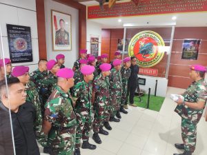 Yonmarhanlan IV Batam Laksanakan Kegiatan Tes Urine Semua Personel Sebagai Langkah Pencegahan Narkoba