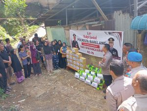 Polsek Batu Ampar gelar Bakti Sosial di Ruli Muara Takus sambut HUT Bhayangkara ke-79
