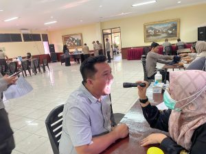 132 Personel Polresta Barelang Jalani Pemeriksaan Kesehatan Berkala