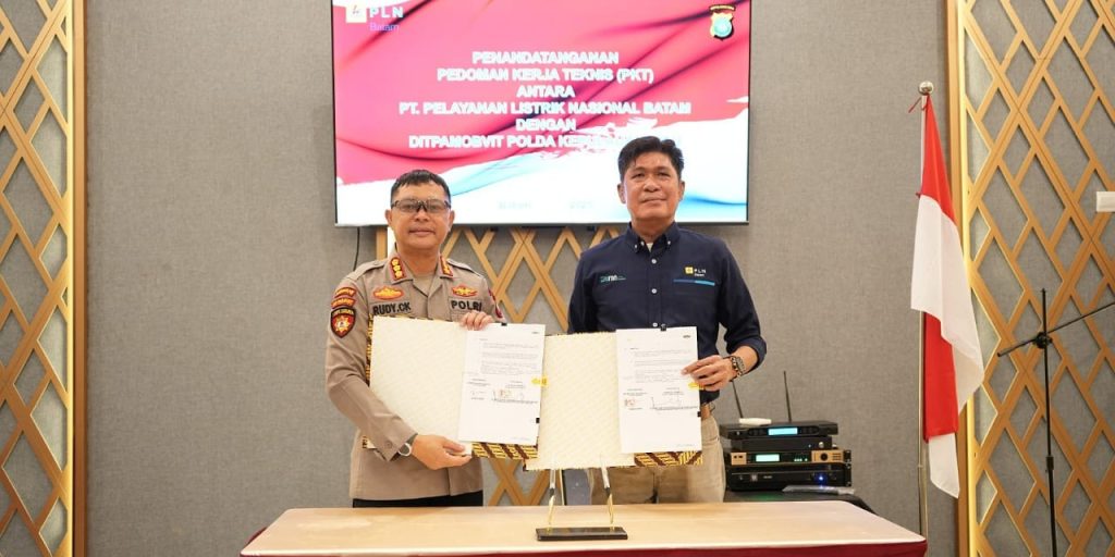 PLN Batam dan Ditpamobvit Polda Kepri Perkuat Sinergi Pengamanan Aset Vital Ketenagalistrikan