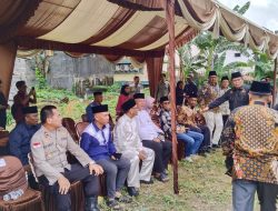 Kapolsek Sekupang Kompol Hippal Tua Sirait Hadiri Groundbreaking Rumah Qur’an BWI Sekupang