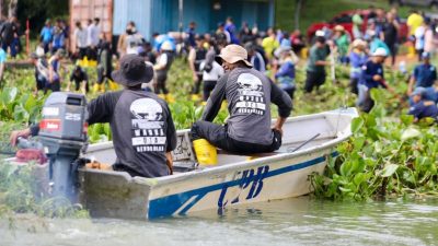 BP Batam Gotong Royong,Bersihkan Waduk Duringkang,Ajak Masyarakat Jaga Sumber Air Bersih